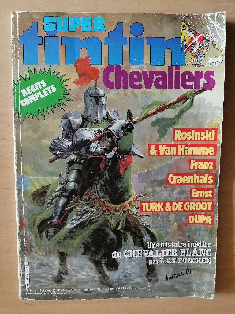 BD Recueil Super Tintin 26. Chevaliers E.O.1984, Enlèvement ou Envoi