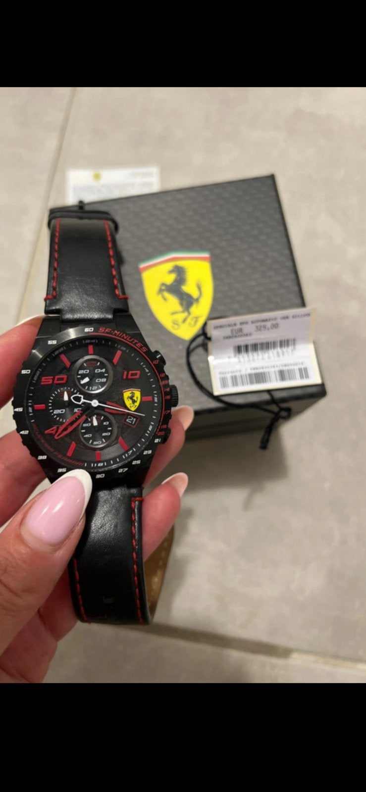 Ferrari horloge, Ophalen of Verzenden, Nieuw, Polshorloge, Leer