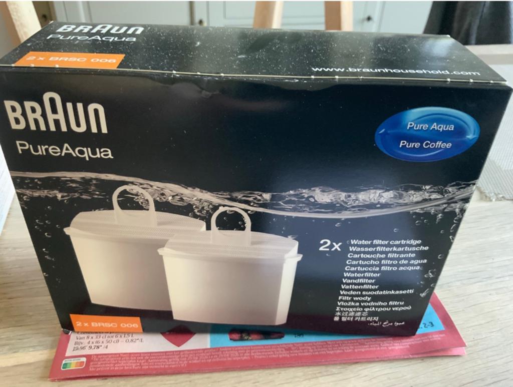 Eau pure Braun, Enlèvement, Neuf, Cafetière