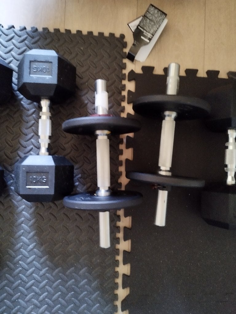 Decathlon schijven en EZ curl bar, Ophalen, Nieuw