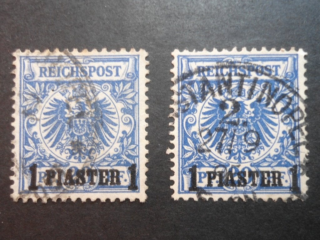 Duitsland - Turkije. 1 Piaster 1889., Ophalen, Gestempeld