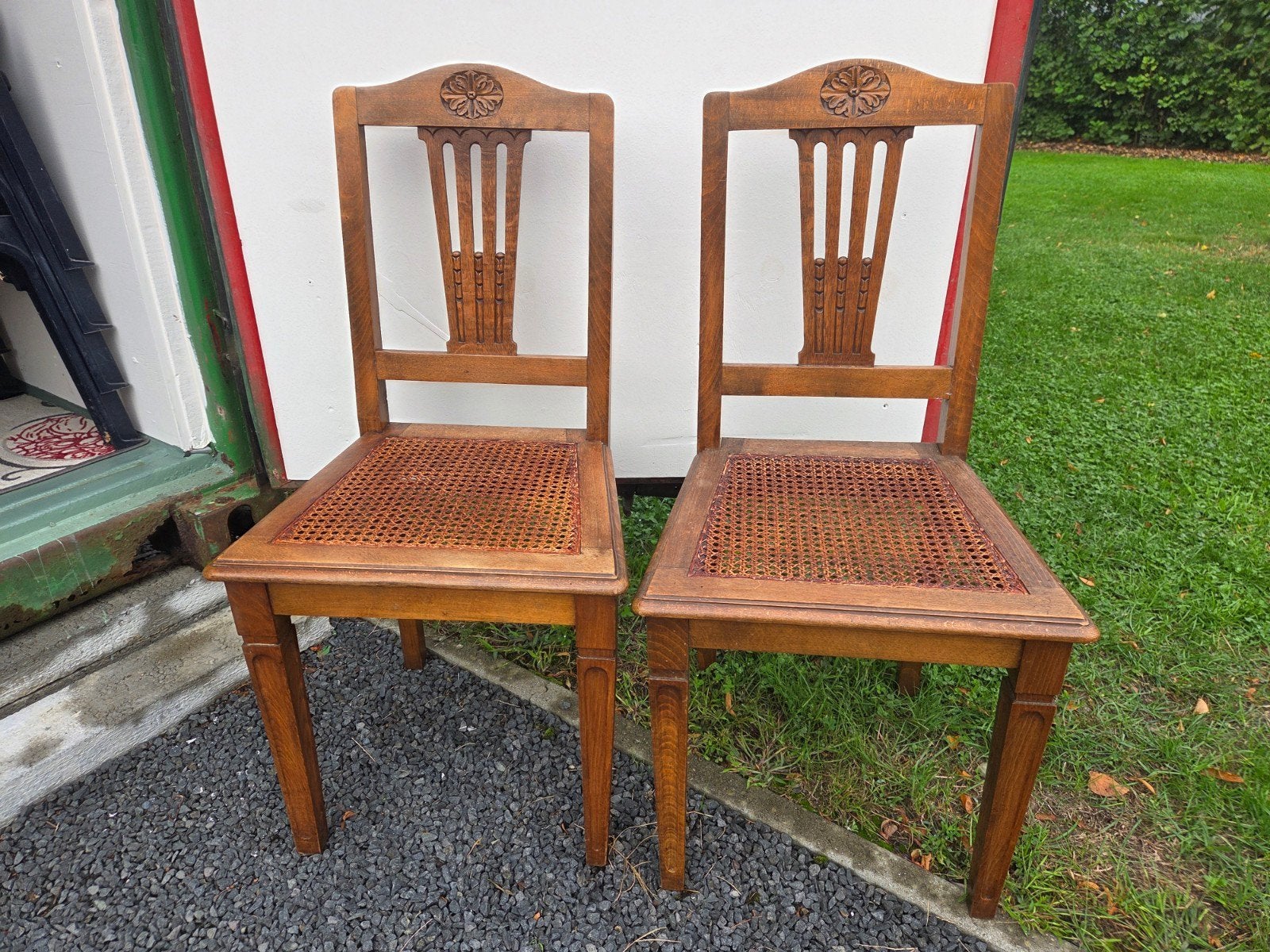 chaises anciennes duo, Enlèvement
