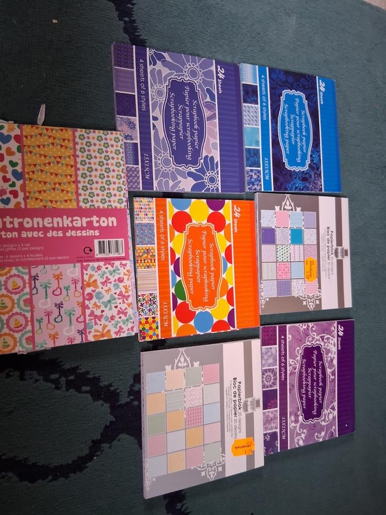 Kartonnen voor scrapbooking, Hobby en Vrije tijd, Scrapbooking, Ophalen of Verzenden