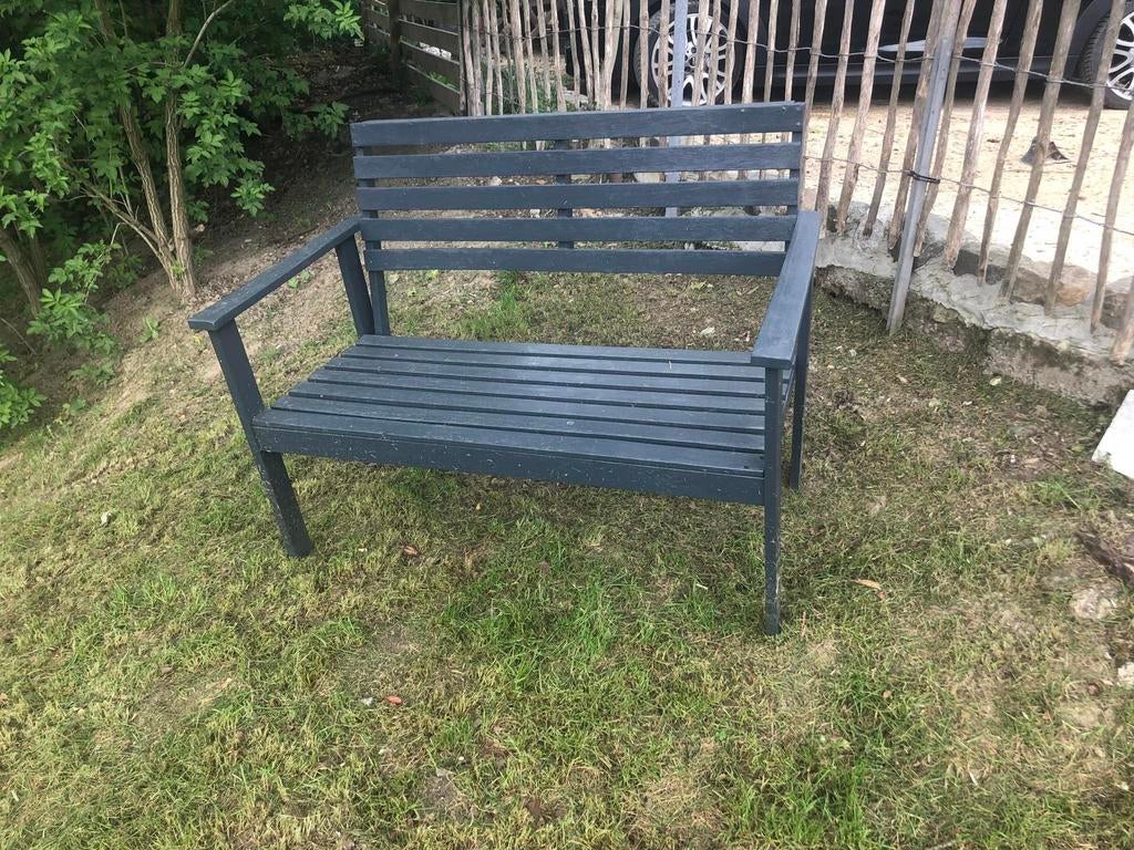 Banc en teck pour extérieur, Enlèvement, Utilisé