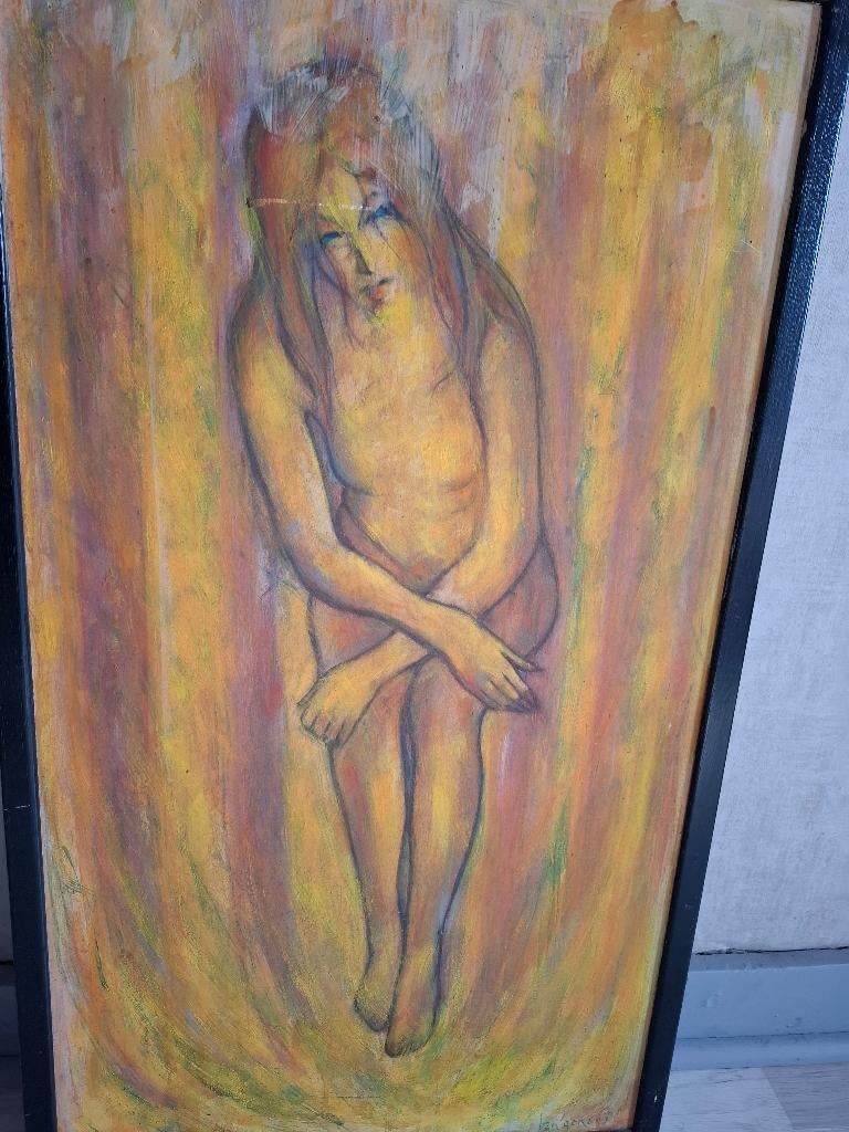 Huile sur panneau  de Ben genaux la paumée, Antiquités & Art, Enlèvement