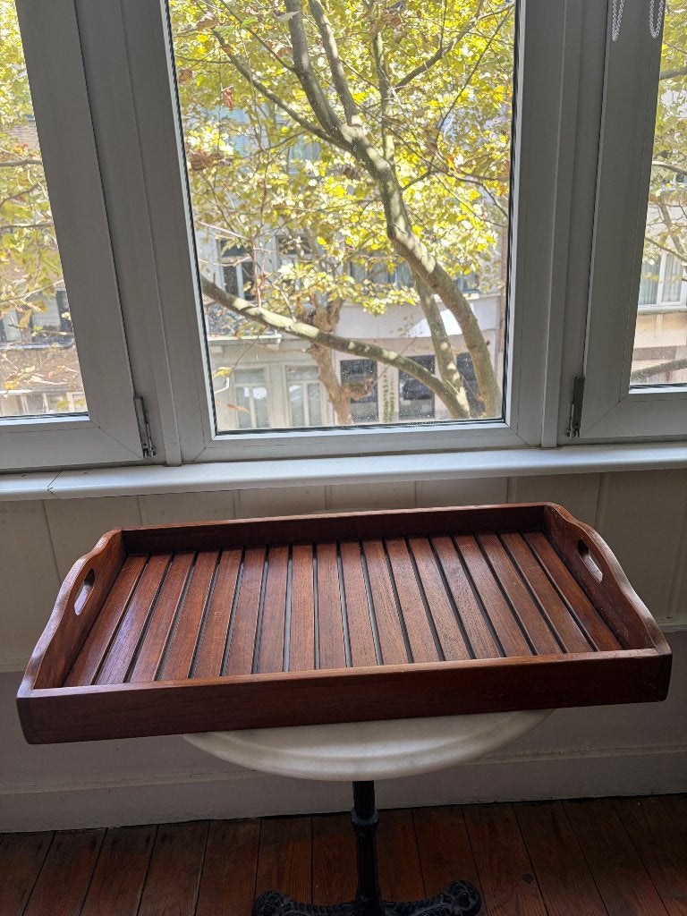 Houten dienblad, Huis en Inrichting, Woonaccessoires | Dienbladen, Ophalen, Hout, Dienblad