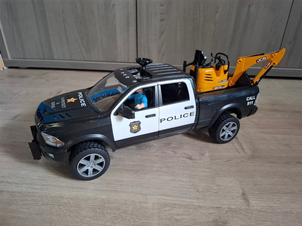 Bruder politie jeep, Kinderen en Baby's, Ophalen, Zo goed als nieuw