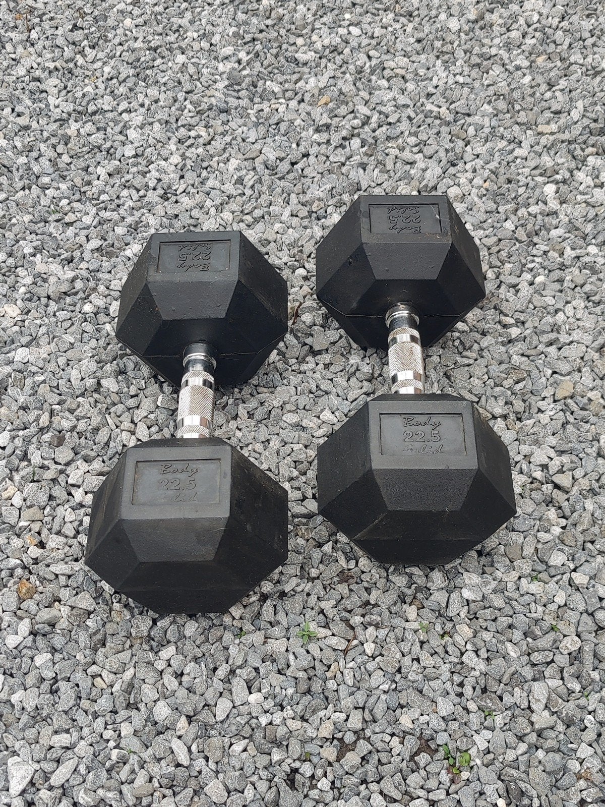 Body solid dumbbells 22,5kg, Sports & Fitness, Enlèvement