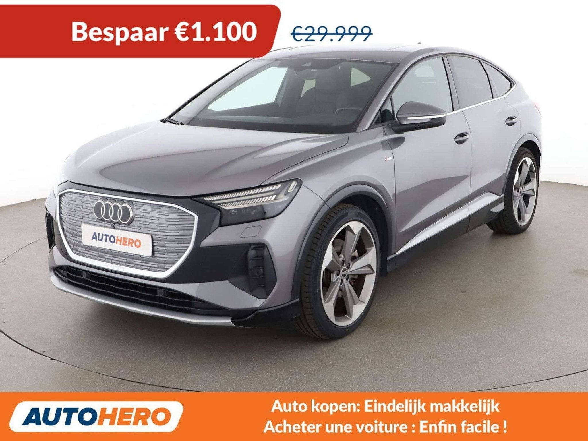 Audi Q4 e-tron 40 e-tron (année de construction 2021), Autos, Argent ou Gris, Achat, Noir, 5 places