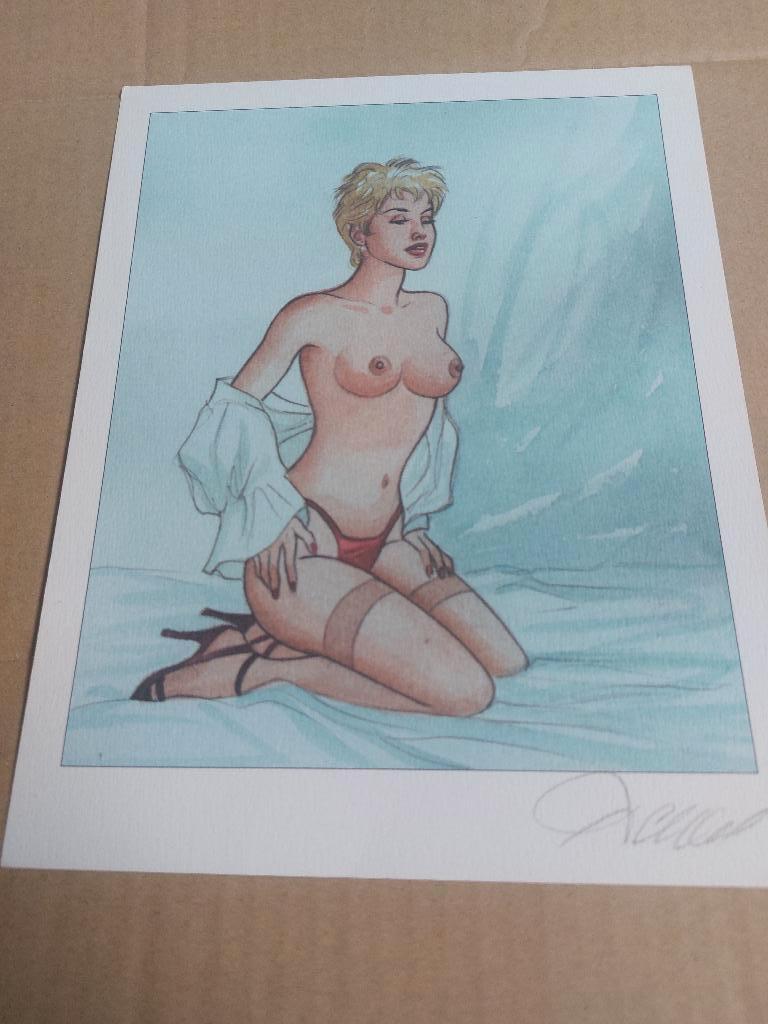 Ex-libris Renaud gesigneerd, Ophalen of Verzenden, Zo goed als nieuw