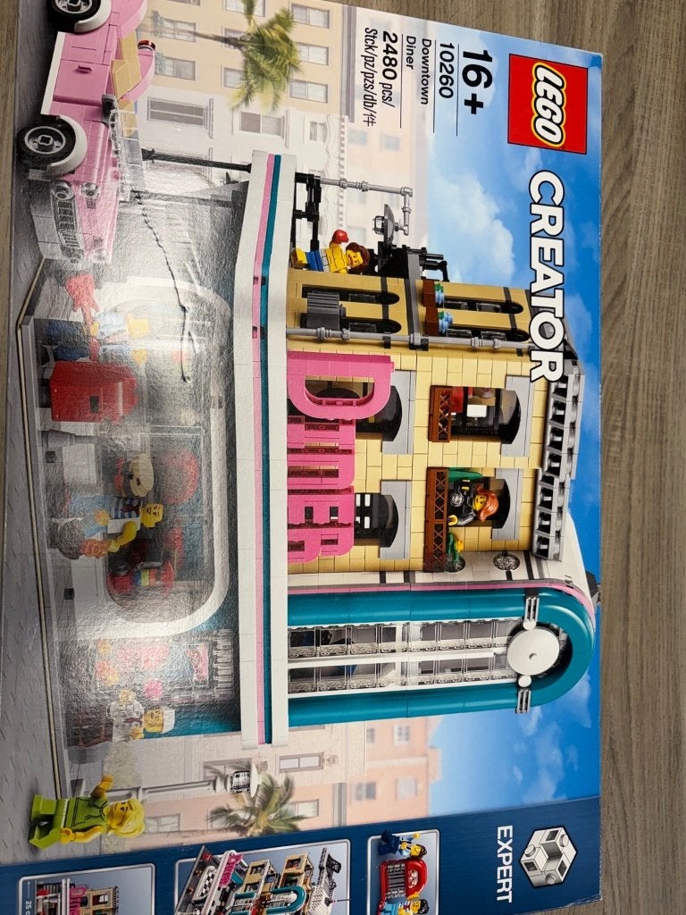 LEGO Creator Expert 10260 Downtown Diner, Kinderen en Baby's, Speelgoed | Duplo en Lego, Ophalen, Gebruikt, Lego, Inclusief instructies