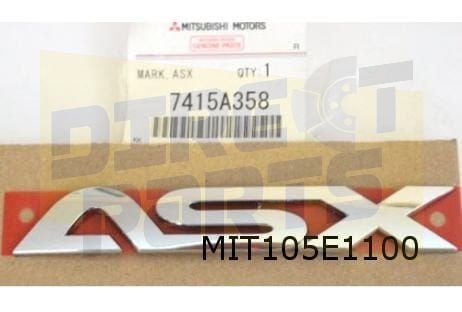 Mitsubishi ASX embleem tekst ''ASX'' achterzijde  Origineel!, Auto-onderdelen, -, Verzenden, -, Nieuw