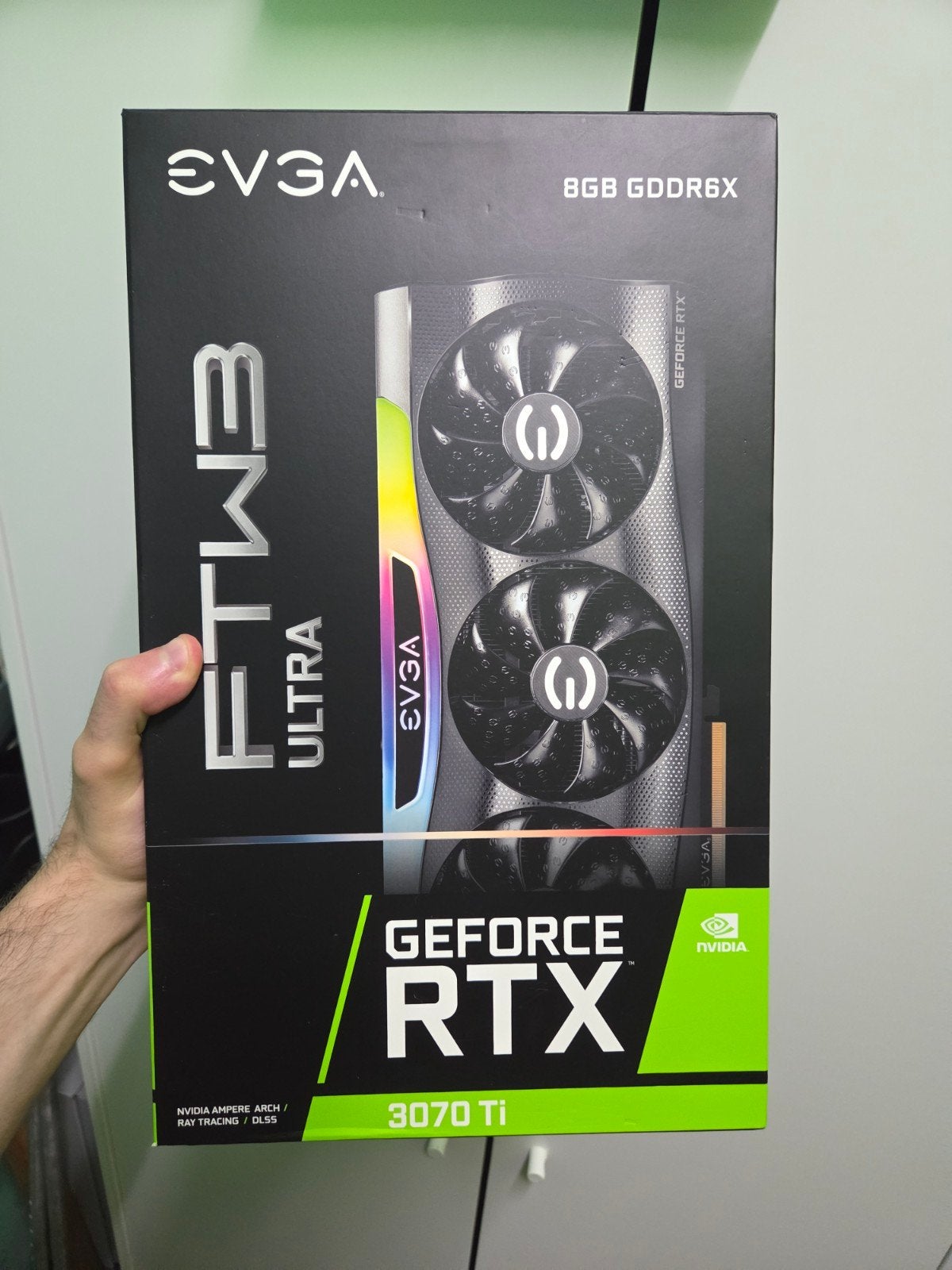 RTX 3070 Ti Evga, Computers en Software, Videokaarten, Gebruikt, Overige soorten, PCI-Express 4, Ophalen of Verzenden