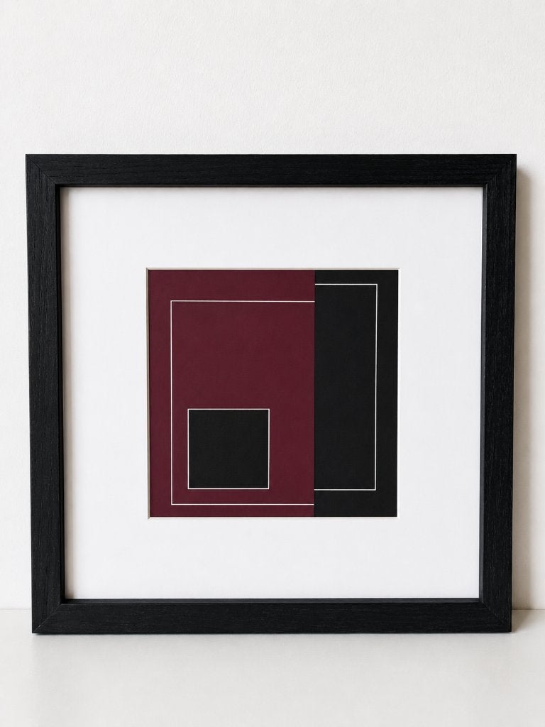 Gilbert DECOCK - Compositie - 30 x 30 cm, Antiek en Kunst, Abstract, Zeefdruk, Verzenden, Gelimiteerde oplage
