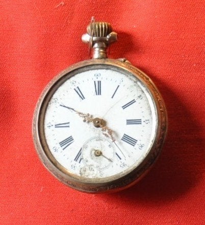 montre gousset fonctionnel a restaurer ou pour pièce (18), Enlèvement ou Envoi, Utilisé