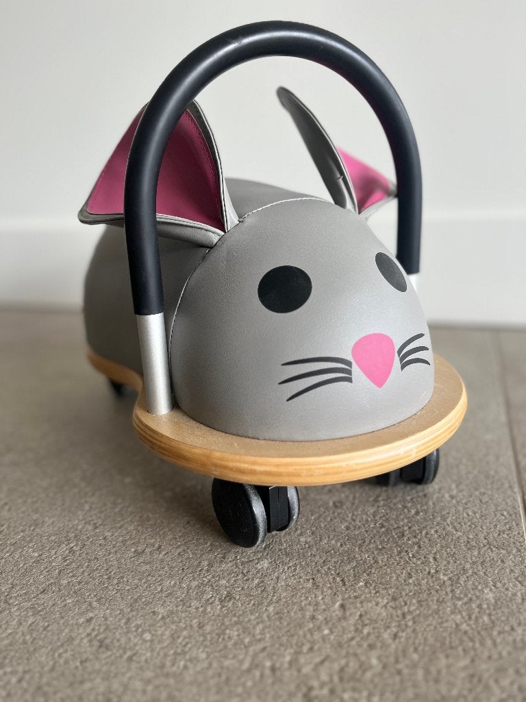 Loopauto Wheelybug Muis, Ophalen, Zo goed als nieuw, Met wieltjes