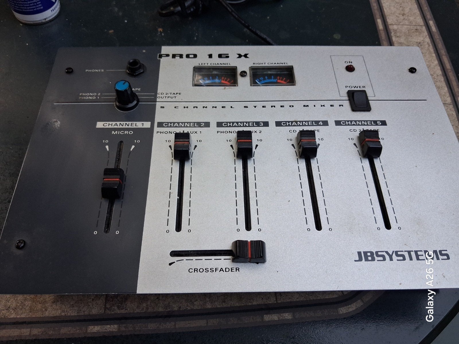 JB Systems PRO 16 X DJ Mixer - 5 kanalen, Muziek en Instrumenten, Mengpanelen, Microfooningang, Ophalen of Verzenden