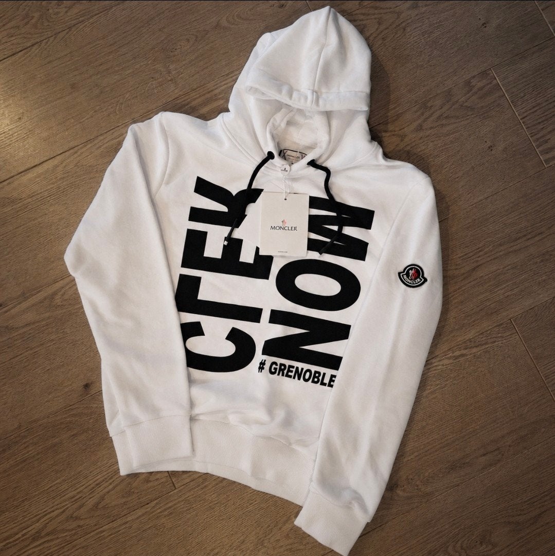 Hoodie maat S, Vêtements | Hommes, Pulls & Vestes, Enlèvement ou Envoi, Taille 46 (S) ou plus petite, Blanc, Moncler