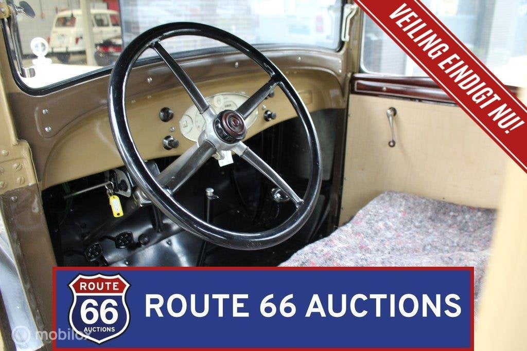 Citroën AC4 | 1929 | Route 66 Auctions, Auto's, Oldtimers, Citroën, Zwart, Bedrijf, Handgeschakeld