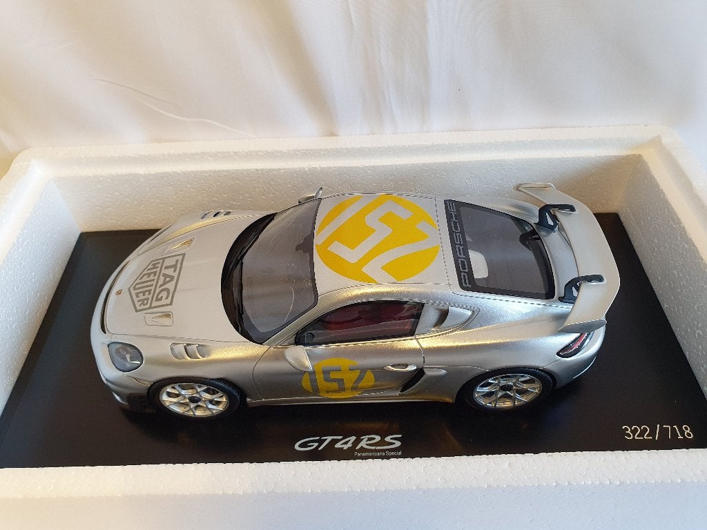Porsche 718 (982) Cayman GT4 RS 1:18 édition Spark Dealer, Enlèvement ou Envoi, Neuf, Voiture, Autres marques