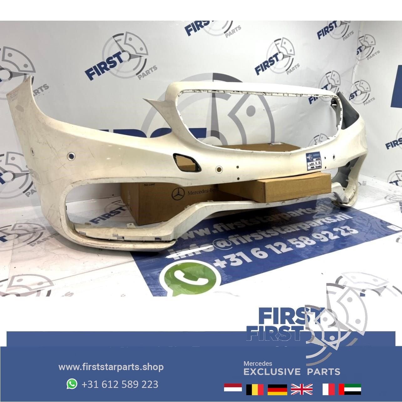 W212 E63 FACELIFT AMG Voorbumper Mercedes 2012-2016 bumper o, Utilisé, -, Avant, -