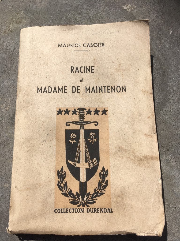 Maurice Cambier - racine et madame de Maintenon, Antiek en Kunst, Ophalen of Verzenden