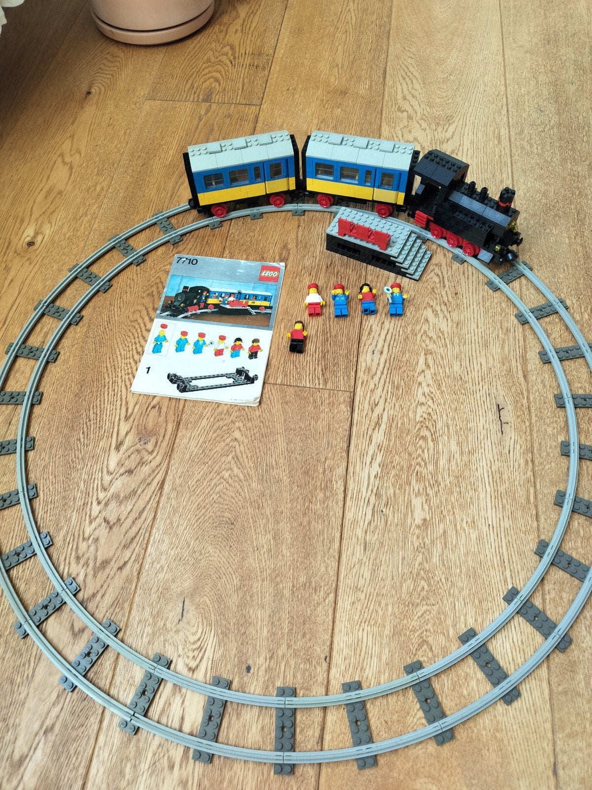 Lego 7710 Push-Along Passenger Steam Train, Enlèvement ou Envoi, Lego, Ensemble complet, Instructions incluses