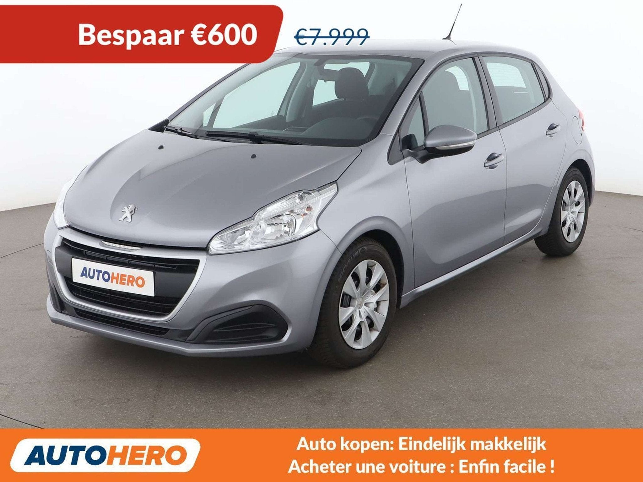 Peugeot 208 1.2 PureTech Like (bj 2018), Auto's, Voorwielaandrijving, Stof, 1199 cc, Overige brandstoffen