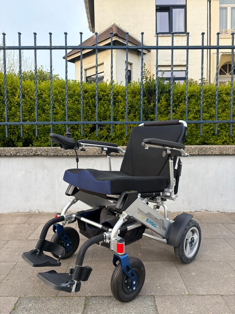 Ergo Concept 08 L elektrische opvouwbare rolstoel, Ophalen of Verzenden, Inklapbaar, Zo goed als nieuw, Elektrische rolstoel