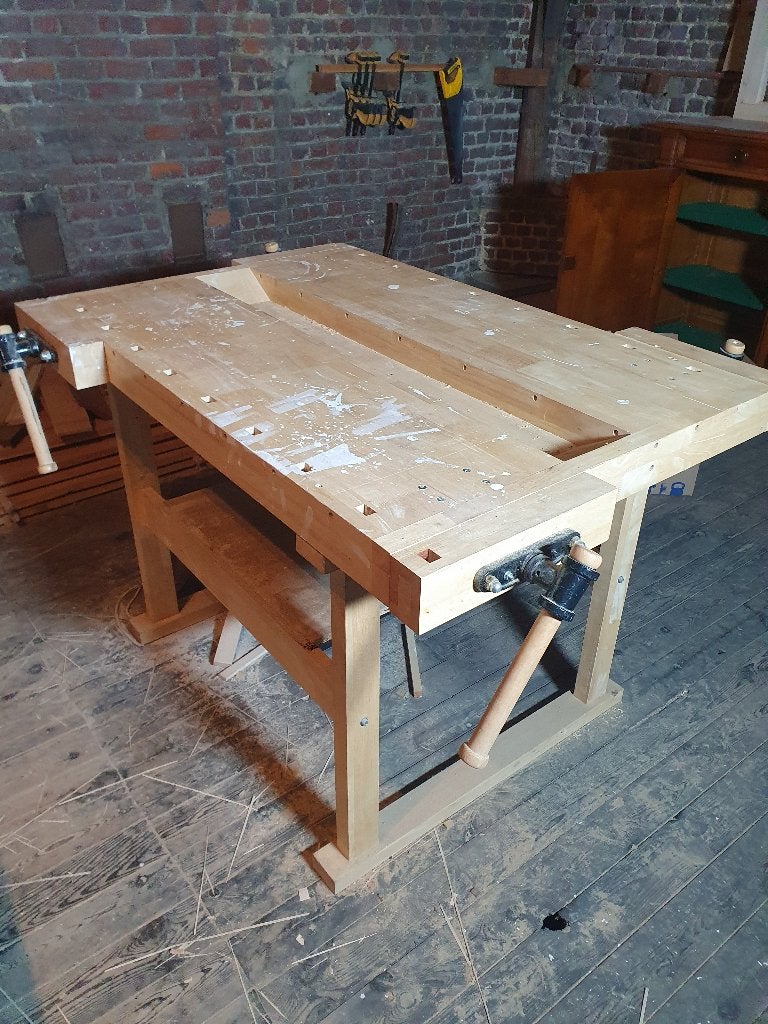 Etabli de menuiserie avec presses, Bricolage & Construction, Enlèvement, Utilisé, Étau