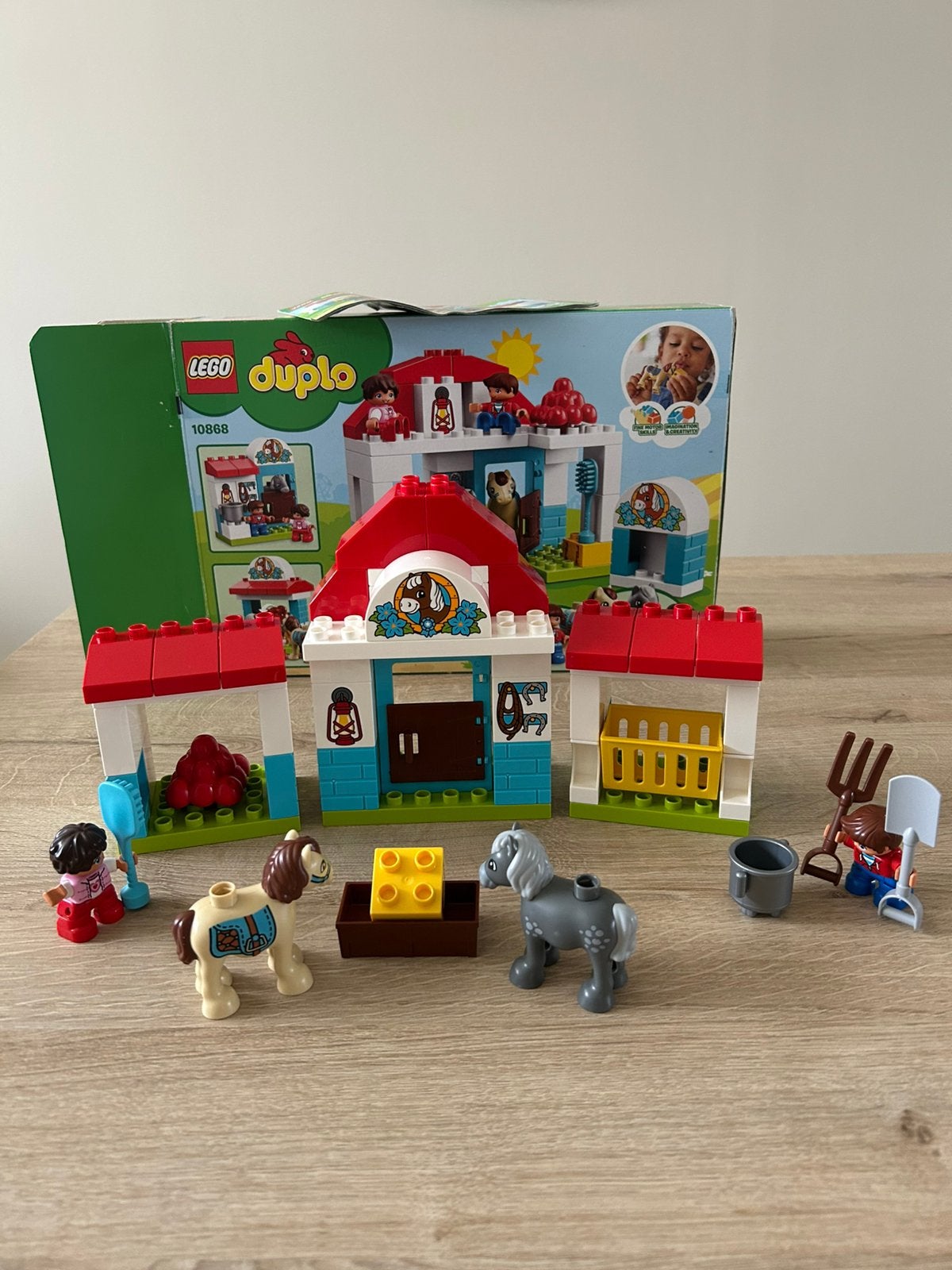 Lego, Duplo set 10868 pour 2 à 5 ans, écurie Farm Pony, Enfants & Bébés, Jouets | Duplo & Lego, Ensemble complet, Comme neuf, Duplo