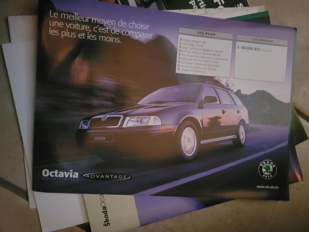 Prospectus Skoda Octavia Advantage - Série Limitée 2000, Enlèvement, Comme neuf