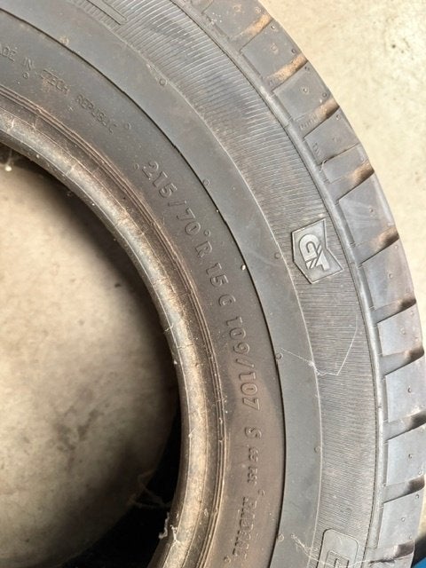 215 70 15 109/107 s 2 x pneus d'été, 15 pouces, 215 mm, Pneus été, Véhicule utilitaire