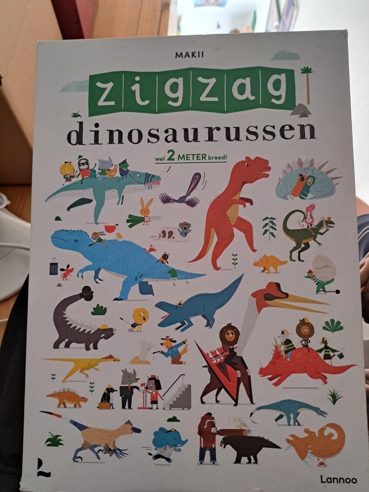 dinosaurus zigzagboek, Livres, Enlèvement, Utilisé