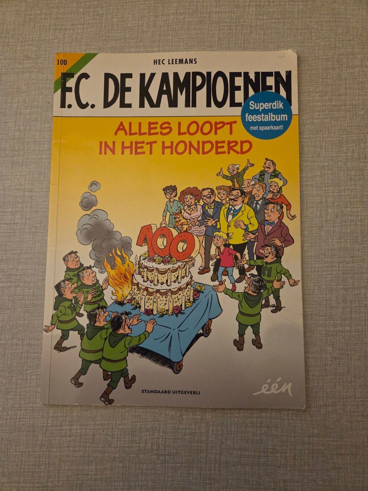 F.C. De Kampioenen, 1ste druk., Boeken, Ophalen of Verzenden, Zo goed als nieuw, Hec Leemans (FC De Kampioenen), Eén stripboek