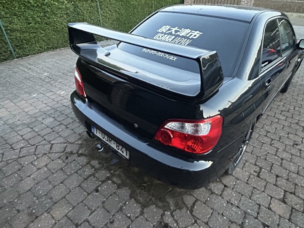 Subaru Impreza WRX 2.0, Auto's, 1994 cc, Dealer onderhouden, Stof, Zwart