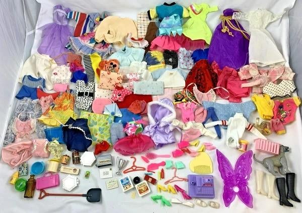 Steffi Love Barbie Kleding Schoenen Accessoires Vintage set, Verzenden, Zo goed als nieuw, Fashion Doll