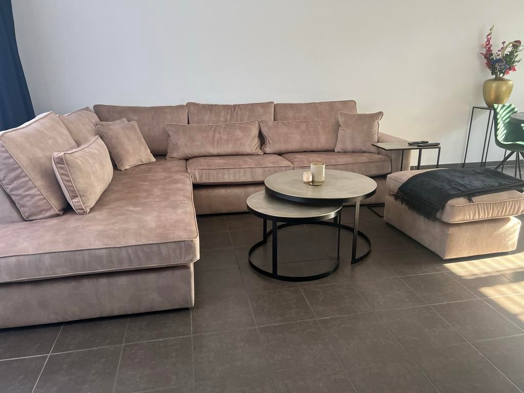 Tissu brun capuccino velevet, Enlèvement, Comme neuf, Tissus