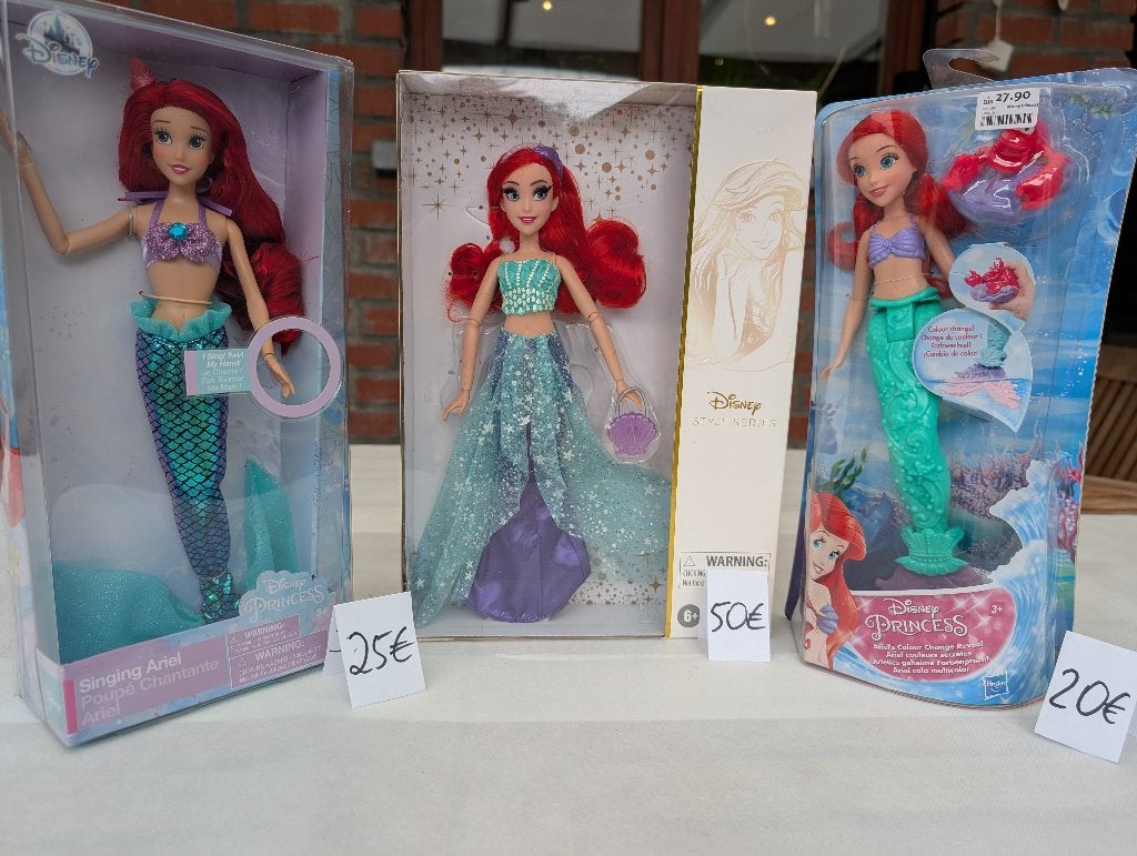 Barbies Ariel la Petite Sirène, Enlèvement, Pocahontas ou Petite Sirène, Neuf, Statue ou Figurine