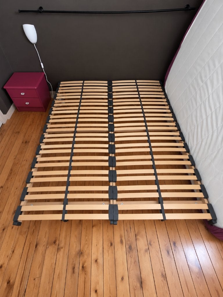 Sommier 160x200 // matelas // lit 2 personnes, Maison & Meubles, Comme neuf, Enlèvement, Sommier, 200 cm