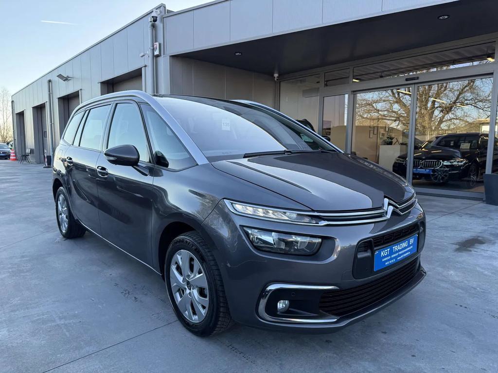 Citroën C4 Spacetourer Grand 1.2i 130PK 7 ZETELS FACELIFT C, Auto's, Electronic Stability Program (ESP), Stof, Gebruikt, 1199 cc