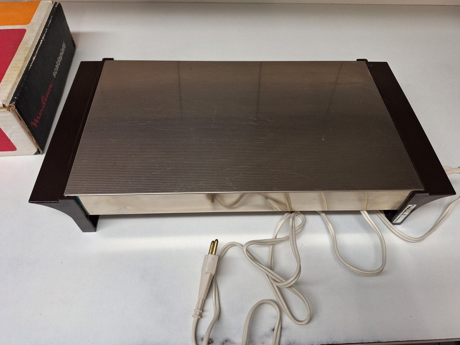 Moulinex elektrische warmhoudplaat, Antiek en Kunst, Antiek | Keukengerei, Ophalen of Verzenden