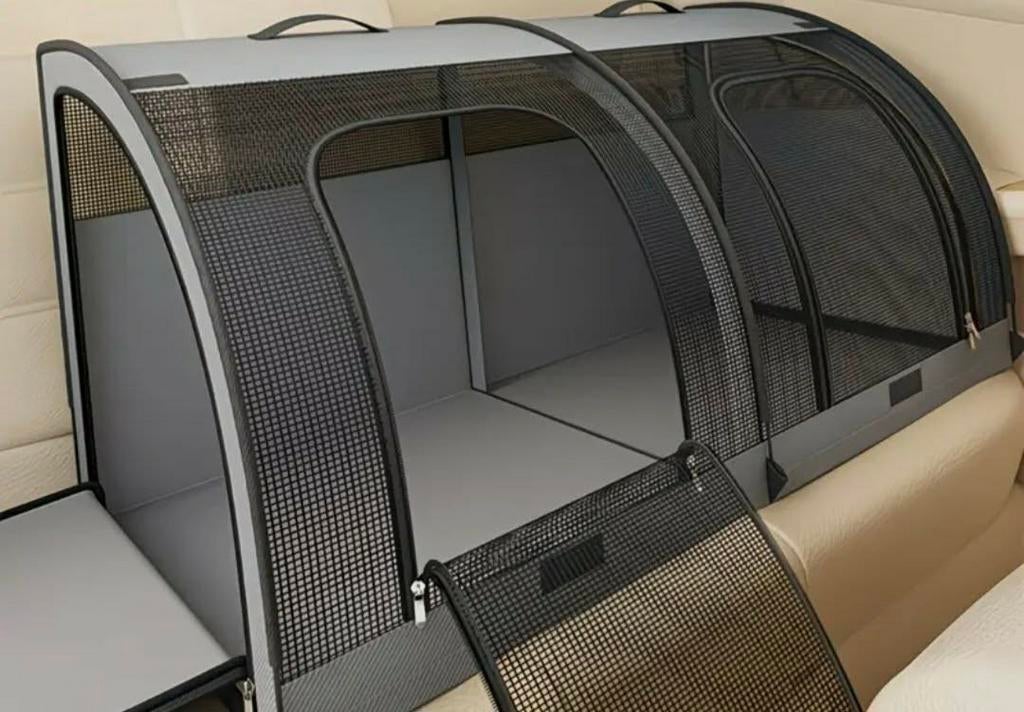 Niche pour chien dans voiture, Enlèvement