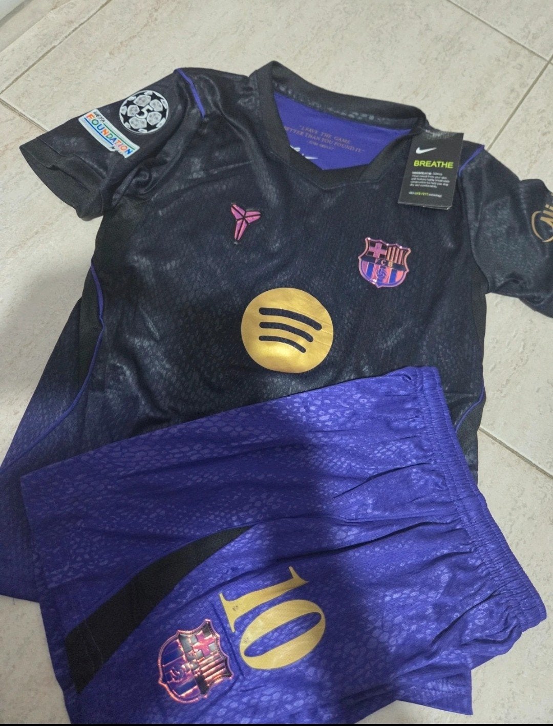 voetbal set FC Barcelona Lamine Yamal., Sport en Fitness, Verzenden