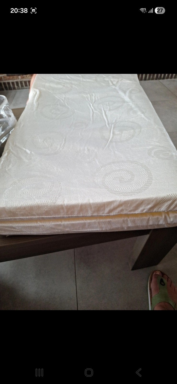 matelas pour parc, Enlèvement