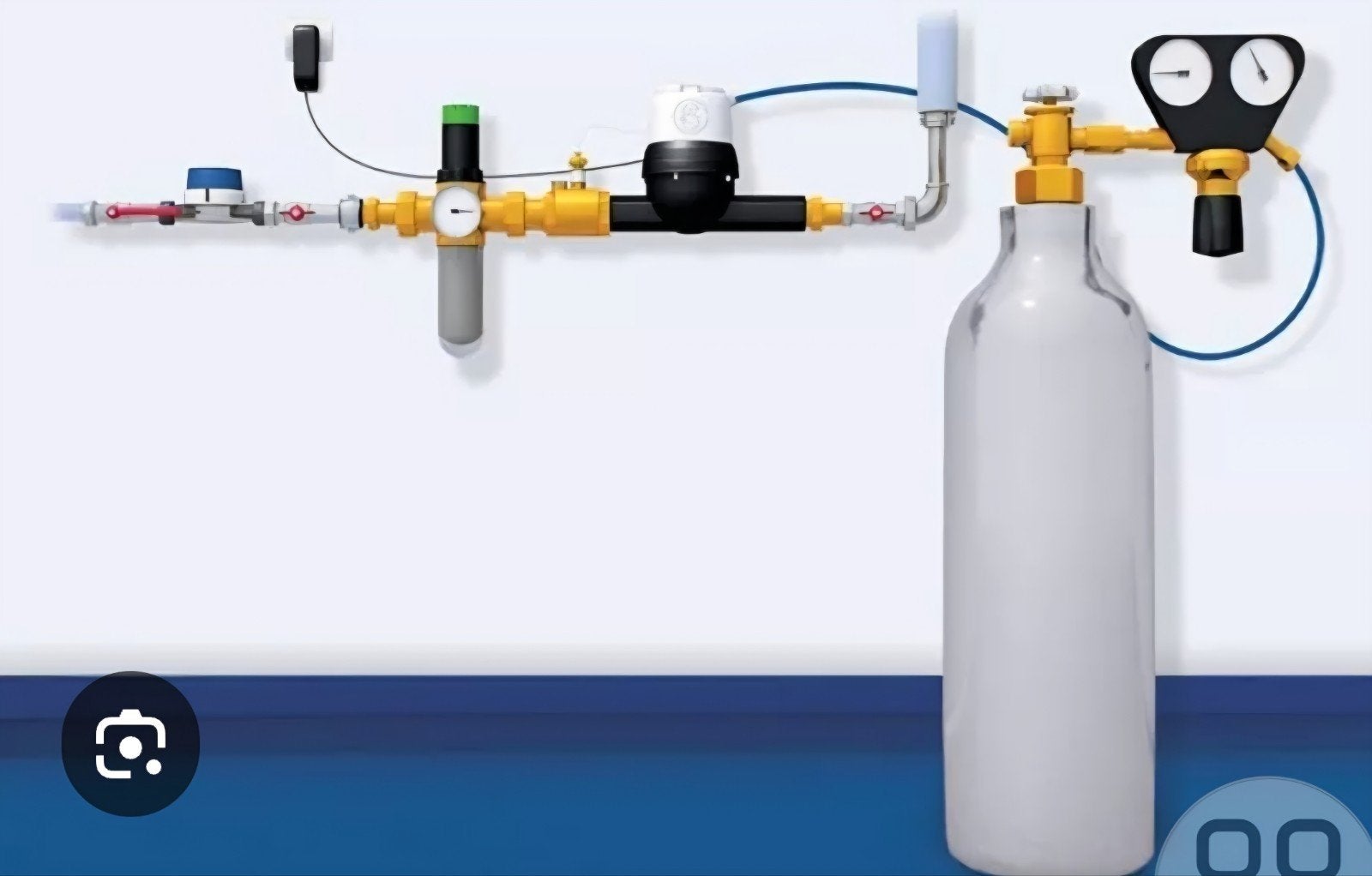 waterverzachter met co2, Elektronische apparatuur, Ophalen, Zo goed als nieuw