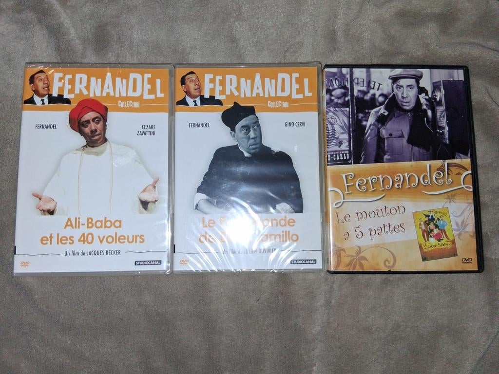 3 DVD Fernandel (vendus séparément ou ensemble), À partir de 6 ans, Enlèvement ou Envoi, Neuf, dans son emballage, Autres genres