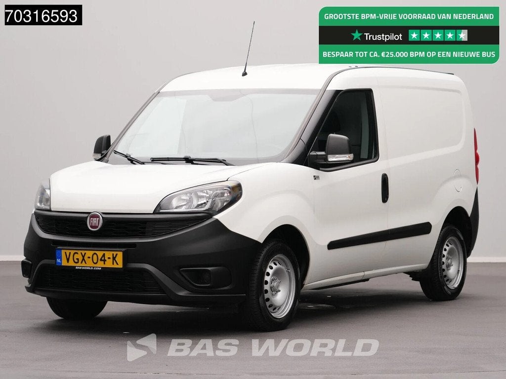 Fiat Doblo 95pk L1H1 Trekhaak Airco Euro6 L1 Kompakt Airco T, Auto's, Stof, Gebruikt, Euro 6, 4 cilinders