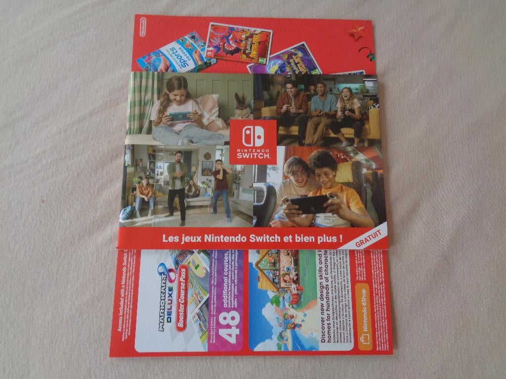 nintendo switch catalogue + flyers, Enlèvement, Comme neuf