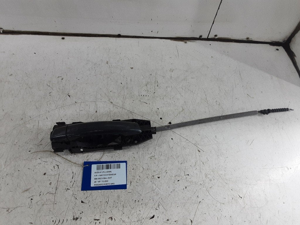 POIGNEE EXTERIEURE ARRIÈRE GAUCHE Audi A1 Sportback (GBA), Arrière, Mevr. I. Hauben, Audi, Utilisé
